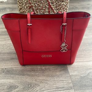 Red guess bag